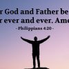 Philippians 4:20 — Today’s Verse for Saturday, April 20, 2024