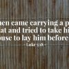 Verse of the Day – Luke 5:18